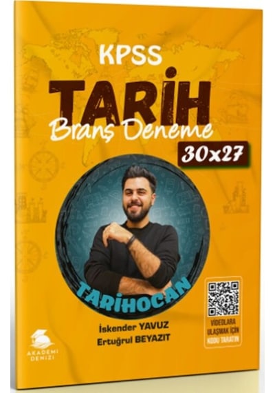 Akademi Denizi Kpss Tarih 30x27 Deneme Çözümlü - İskender Yavuz, Ertuğrul Beyazıt Akademi Denizi
