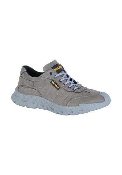 Bulldozer 240041 Gri Nubuk %100 Deri Erkek Casual Ayakkabı 001