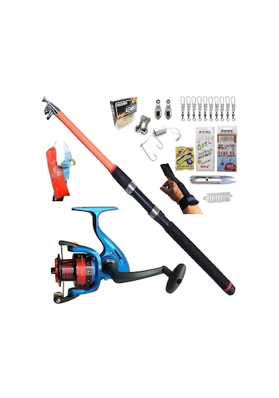 Oslo 3000 210cm 50-150gr Piranha Dolphin Kıyı Spin Olta Takımı Seti