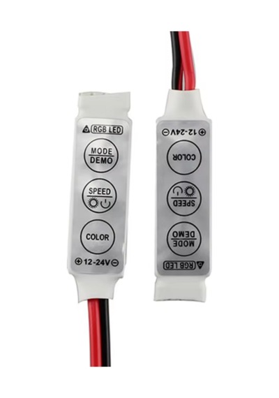 5-24v Rgb Led Kontrol 3 Tuşlu Manuel Mini Dimmer
