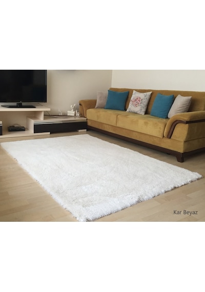Tappeto Tavşan Tüyü Kaymaz Taban Post Peluş Halı