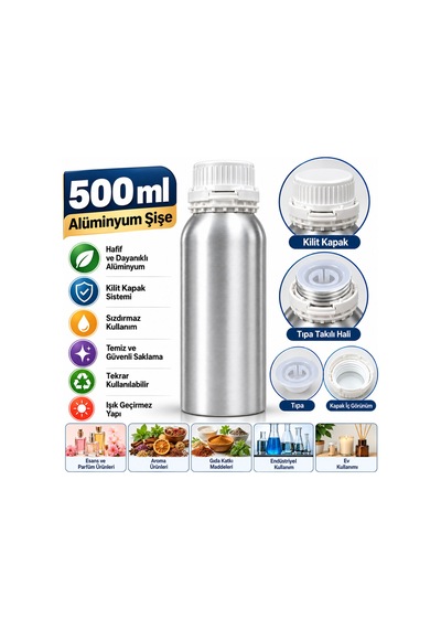 Alüminyum Şişe 0,5 Lt.x10