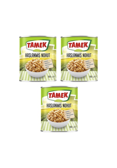 Tamek Haşlanmış Nohut 800 Gr X 3'lü Paket