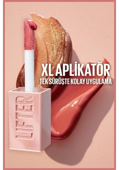 Maybelline New York 90'S Girl Lips Lifter Liner 07 Big Lift + Lifter Gloss 003 Moon