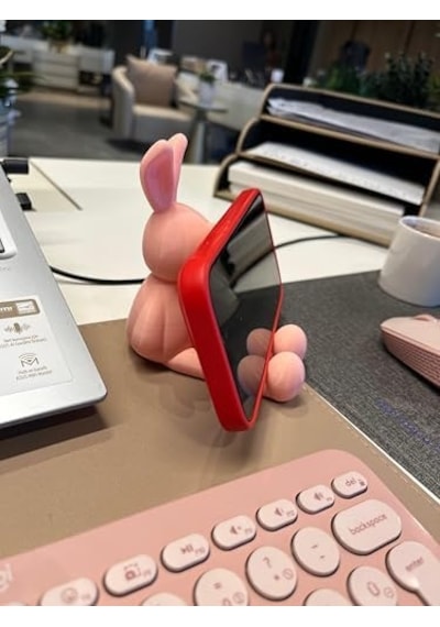 Telefon Tutucu Tavşan Tasarımlı Masaüstü Telefon Standı, Kadınlara Özel Bunny Telefon Tutacağı Diğer