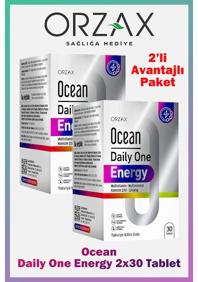 Ocean Daily One Energy 30 Tablet 2 Adet