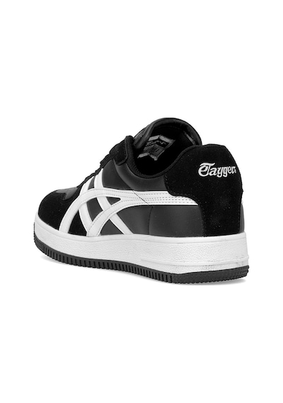 Etayger E-3086 Erkek Casual Klasik Sneaker Siyah - Beyaz Siyah  -  Beyaz