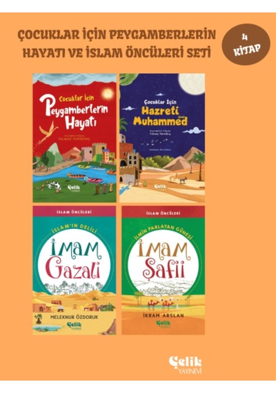 Çocuklar İçin Peygamberlerin Hayatı Ve İslam Öncüleri 4'lü Set