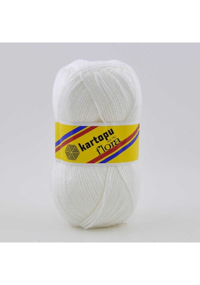 Flora K010 5 Adet Patik İpi Kar Beyaz
