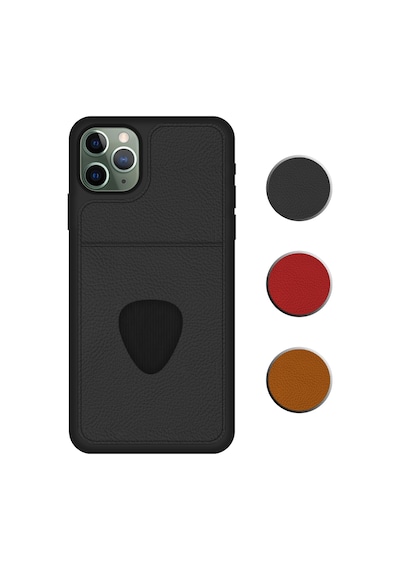 FitCase Apple Uyumlu iPhone 11 Pro Max Kılıf Proda Deri Tek Kartlık Cepli Kapak