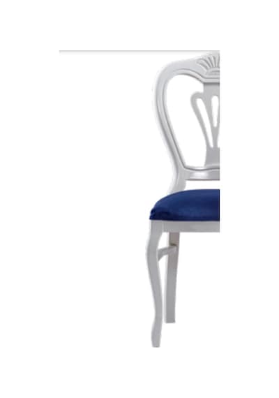 Bengimobilya Sandalye Zus030 Oyma Çizgi Model Kayın Ahşap Klasik Babyface Kuma