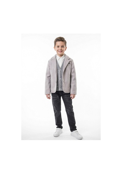 Xo Kids Erkek Çocuk 4lu Alt Üst Takım 6-9 Yaş 13204 Gri