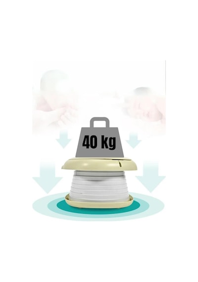 Mooiebaby's Cat Potty Katlanabilir Çocuk Tuvaleti Pembe