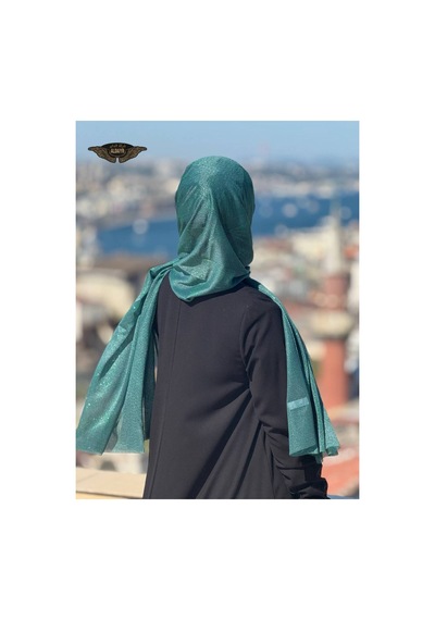 Aldaıyr Simli Şifon Şal Çok Rrenkli44