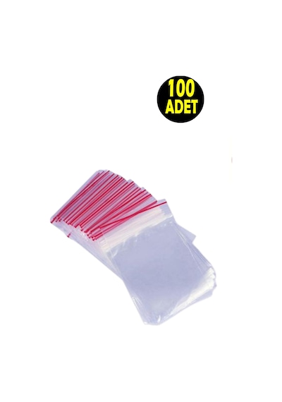 100 Adet 5 5 Cm Kilitli Şeffaf Poşet -mini Ürün Ambalaj Naylonu Poşeti