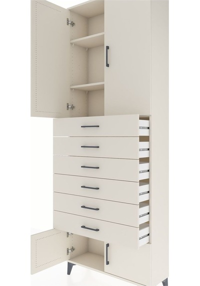 Arges Dolap 3 Raflı 6 Çekmeceli 4 Kapaklı 88x30x243 Aytaşı-ay... Aytaşı Arges Dolap 3 Raflı 6 Çekmeceli 4 Kapaklı 88x30x243 Aytaşı-ay... Aytaşı