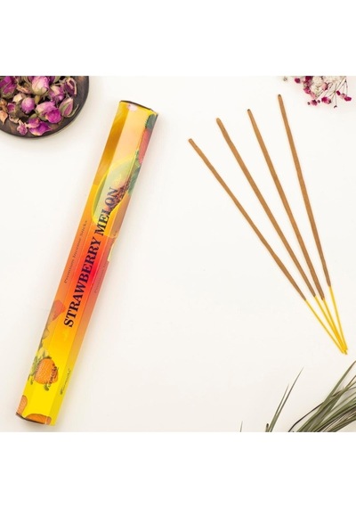 Çilek & Kavun Aromalı Doğal Premium Çubuk Tütsü