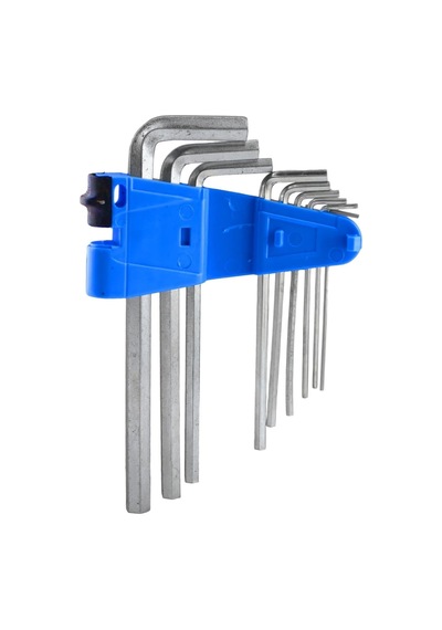 Allen Alyan Krom Anahtar Uzun 9'lu Set Altıgen Vida Sıkma Sökme Metal 1.5 2 2.5 3 4 5 6 8 10 Mm