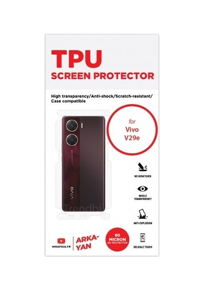Vivo V29e Arka Ve Yan Koruyucu Tpu Film
