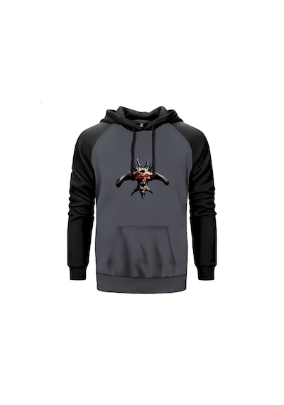 Diablo Hellfire Diabloıı Gri Renk Reglan Kol Sweatshirt Gri