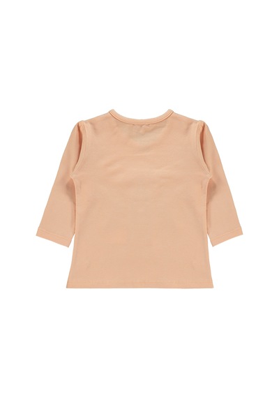Civil Baby Kız Bebek Penye Sweatshirt 6-18 Ay Somon 9158701927ss-23 Somon