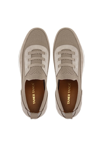 Tamer Tanca Erkek Deri/tekstil Taupe Sneakers & Spor Ayakkabı 1151 Tnc-4 Erk Ayk Y26 Taupe Bej