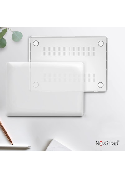 NovStrap Apple Uyumlu MacBook Pro 2023 14 inç 2021 M2 Pro/Max A2779 Kılıf Sert Mat Buzlu Kapak