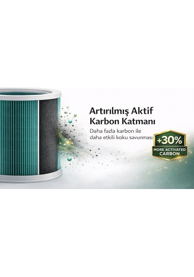 Tr Xiaomi Smart Hava Temizleyicisi 4 Compact Uyumlu Hepa Filtre Toxin-smoke - 4 Compact Hepa Filter Yeşil Genel