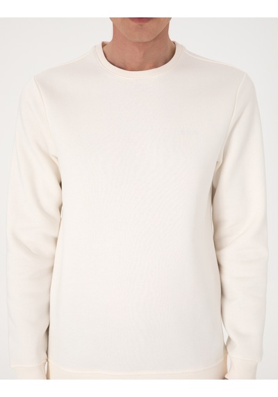 Pierre Cardin Erkek Ekru Sweatshirt 50315021-vr019 Ekru