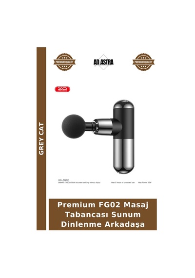 Premium Fg02 Masaj Tabancası Sunum Dinlenme Arkadaşa Çok Renkli