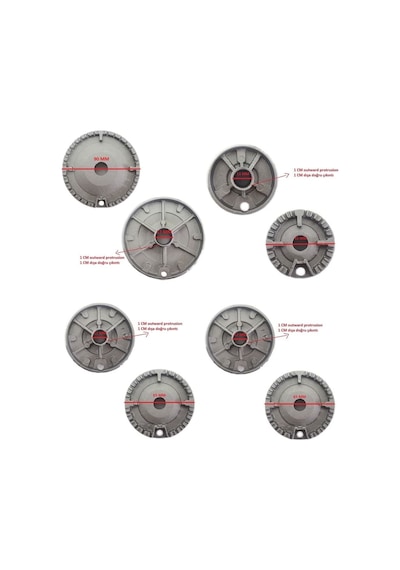 Hotpoint Ariston Uyumlu Set Üstü Ocak Ankastre Bek Ve Kapak 4 Göz - 552408514