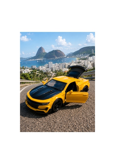 4'lü Die Cast Metal Spor Araba Seti Set 2 1:64 Ölçek - Açılır Kapı & Bagaj - Kutulu Koleksiyon Karışık Renk Ve Model