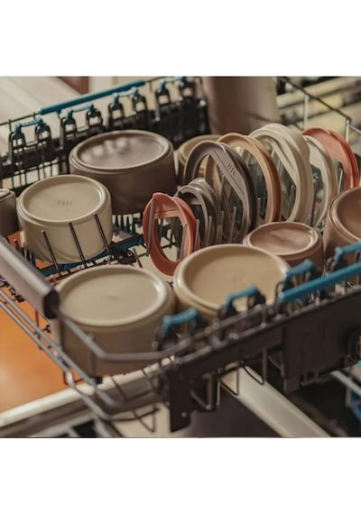 Neoflam Fika One 4'lü Seramik Saklama Kabı Seti Bej