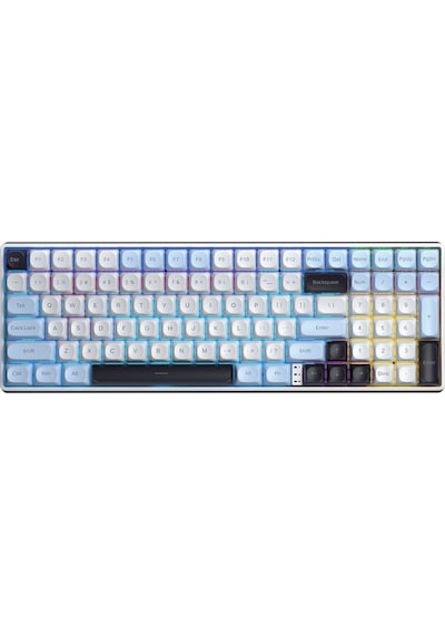 Aula S100 Pro Brown Switch How Swap Rgb Mekanik Klavye Bluetooth Kablolu Kablosuz Bağlantı Buz Mavisi