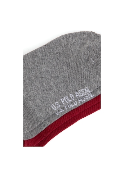 U.s. Polo Assn. Erkek Çocuk Gri Melanj Çorap Soket 50318051-vr086 Grı Melanj