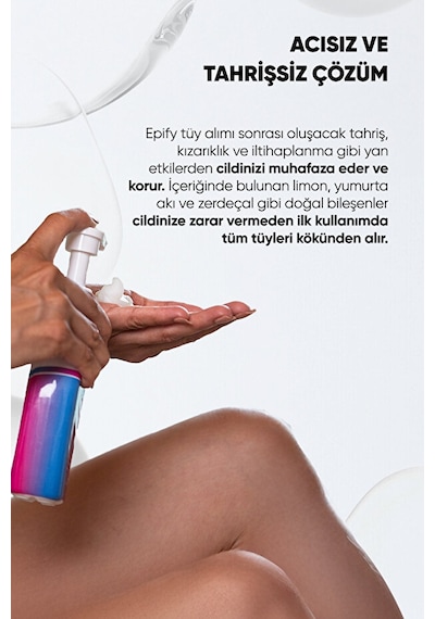 Epify Tüy Dökücü Krem 250 ML Epify Tüy Dökücü Krem 250 ML