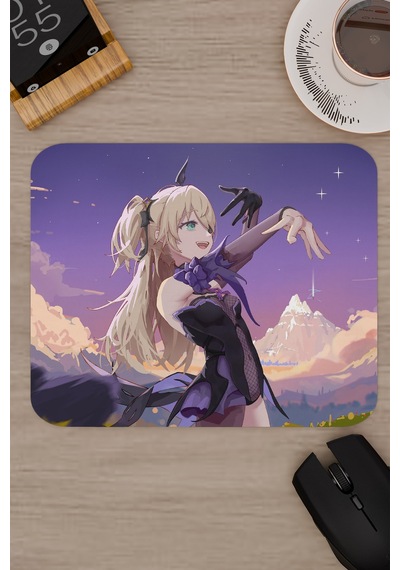 Fischl Genshin Impact Anime Gacha V3 - 22x18 Gaming Mouse Pad Fare Altlığı
