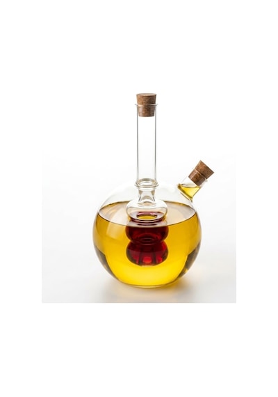Lexroo Borosilikat Cam Çift Bölmeli Yağlık Ve Sirkelik 350 Ml Çok Renkli