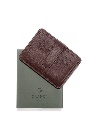 Kahve Cüzdan & Kartlık Unisex 539 Grande Deri Cüzdan Kartlık kahverengi