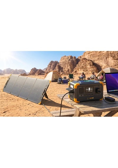 Solar Wise E300 Maxpack 600w 288wh Taşınabilir Güç İstasyonu + 100w Katlanabilir Güneş Paneli Lifepo4 Ups Wifi Bluetooth