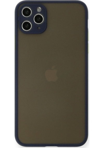 Apple Uyumlu iPhone 11 Pro Max Kılıf Arkası Buzlu Montreal Silikon Kapak