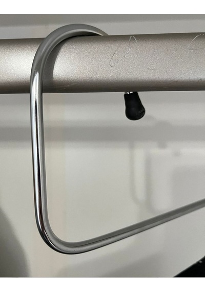 3 Adet Metal Dolap İçi Krom Askı 5 Katlı Paslanmaz Organizer Pantalon Eşarp Etek Askısı Metal Beyaz Diğer