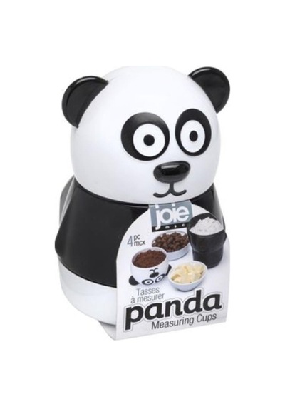 Joıe Panda 4 Parça Ölçü Kabı Seti BEYAZ