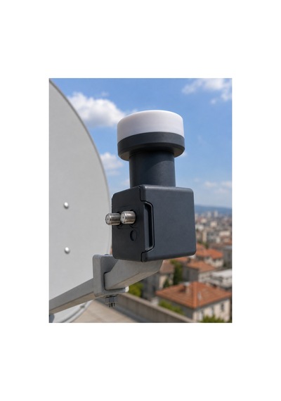 4k Ultra Hd Twin Lnb Çift Uydu Çıkışlı Ku Band Çanak Anten Lnb 0.1 Db Renk