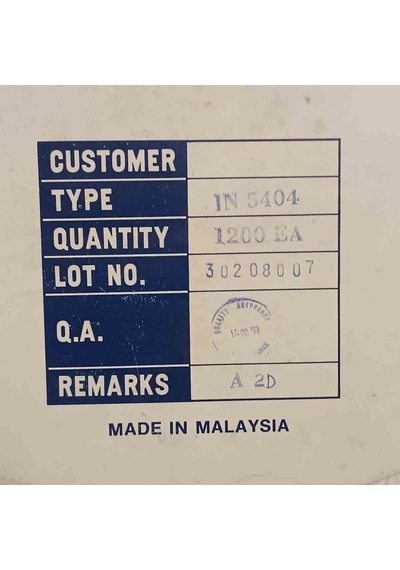 1n5404 400v 3a Diyot 143 Adet