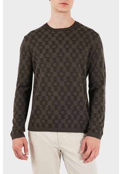 Emporio Armani Desenli % 100 Yün Bisiklet Yaka Kazak Erkek Kazak Em006276 Af29848 F6030 Kahve Emporio Armani Desenli % 100 Yün Bisiklet Yaka Kazak Erkek Kazak Em006276 Af29848 F6030 Kahve