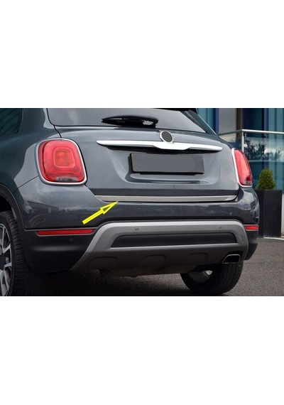 Fiat 500X Formlu Krom Bagaj Alt Çıtası P.Çelik 2014 Üzeri N11.775