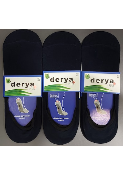 Derya Erkek Bambu Babet Çorap 12 Adet Lacivert