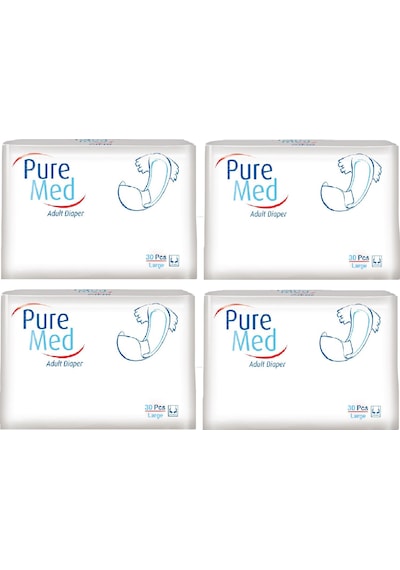 Puremed Belbantlı Hasta Bezi Large 100x150 Cm 120 Adet