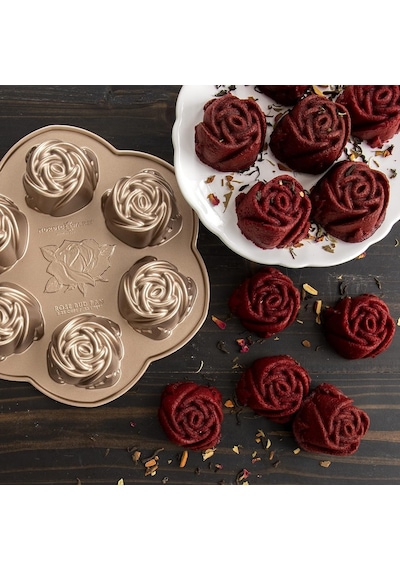 Nordic Ware Platinum Rosebud Baking Pan Diğer